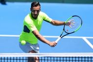 Dzumhur at the Davis Cup Qualifiers - Australia v Bosnia and Herzegovina - Source: Getty